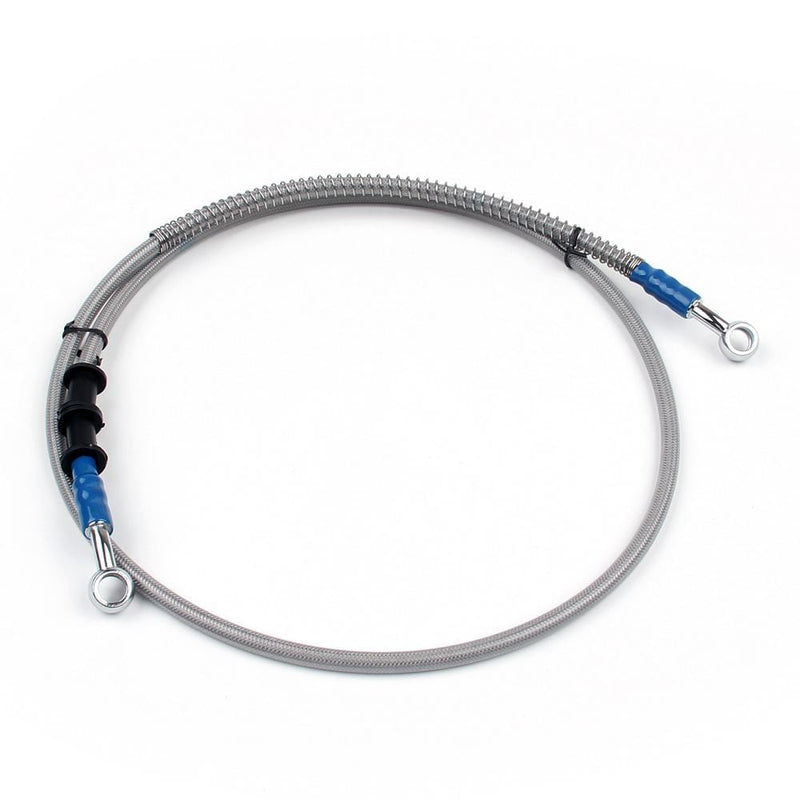 125cm/49 M10 Brake Oil Hose Line Banjo Fitting Stainless Steel End