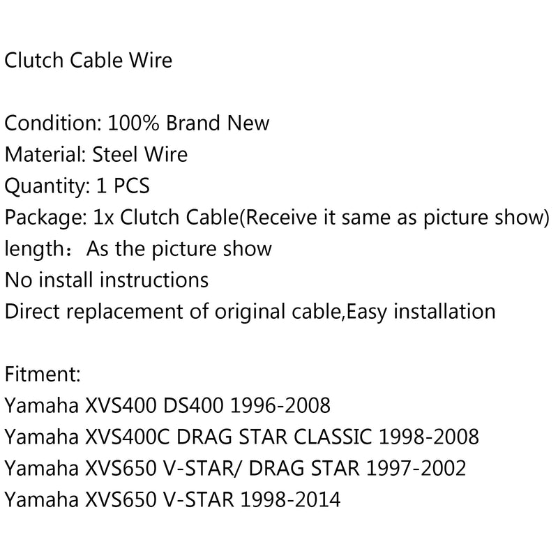 Linka sprzęgła do Yamaha XVS400 DS400 96-08 XVS400C XVS650 V-STAR 1998-2014 Generic