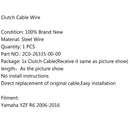 Wire Stål Koblingskabel 2C0-26335-00-00 Til Yamaha YZF R6 2006-2016 2008 2012 Generisk