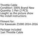 Gaszug Push/Pull Wire Line Gas für Kawasaki Z1000 Z 1000 2014-2016 Generic
