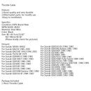 Motorrad Gaszug für Suzuki 85-01 GN250 80-81 GS450E GS550L 58300-38302 Generic