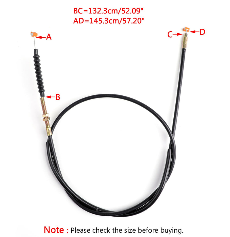 Motorsykkeltråd stål clutch kabel erstatning for BMW HP4 K42 S1000RR K46 Generisk