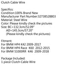 Motorrad Draht Stahl Kupplungszug Ersatz für BMW HP4 K42 S1000RR K46 Generic