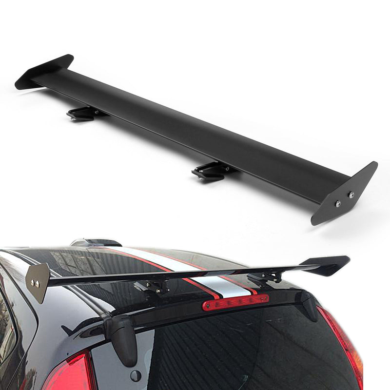 Universal luke justerbar aluminium GT bak bagasjerom Wing Racing Spoiler svart 13#