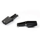 Universelle Luke einstellbare Aluminium GT Heck Kofferraumflügel Rennspoiler Schwarz 13#