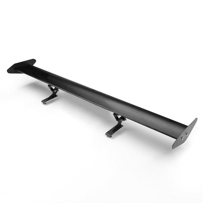 Universal Hatch Justerbar Aluminium GT Bakre Trunk Wing Racing Spoiler Svart 14#