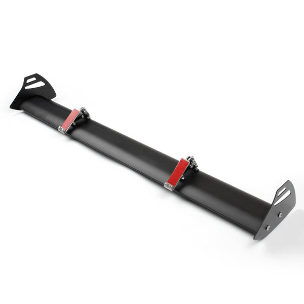 Alerón trasero de aluminio ajustable para maletero, alerón de carreras Universal, color negro, 15#