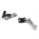 Universaaliluukku säädettävä alumiininen GT takarunko Wing Racing Spoileri musta 15#