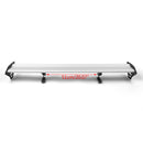 Alerón trasero de aluminio ajustable para escotilla universal GT, color plateado, 15