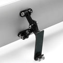 Alerón trasero de aluminio ajustable para escotilla universal GT, color plateado, 15