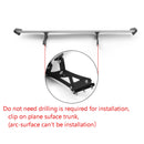 Porta traseira universal de 135 cm, spoiler traseiro GT em alumínio ajustável, genérico