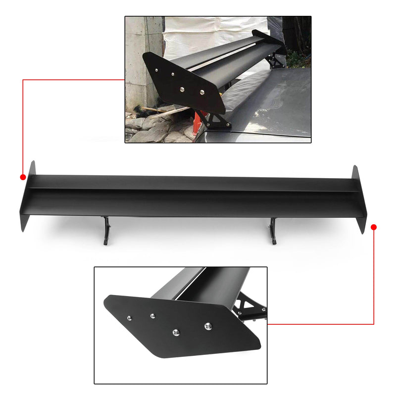 Universal justerbar Double Deck GT bakvingespoiler laget av aluminium