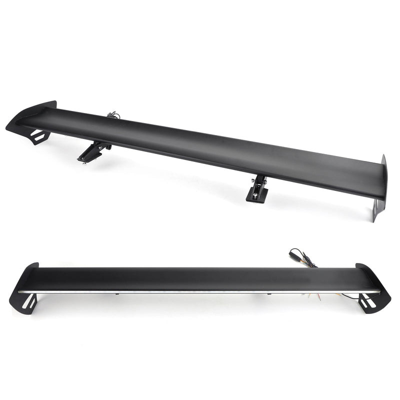 Universal Hatch Justerbar Aluminium Bakspoiler med LED Generic