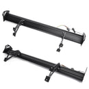 Universal sedan justerbar racingspoiler i aluminium med LED-lys, generisk