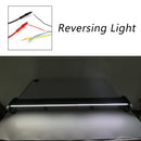 Universal sedan justerbar racingspoiler i aluminium med LED-lys, generisk