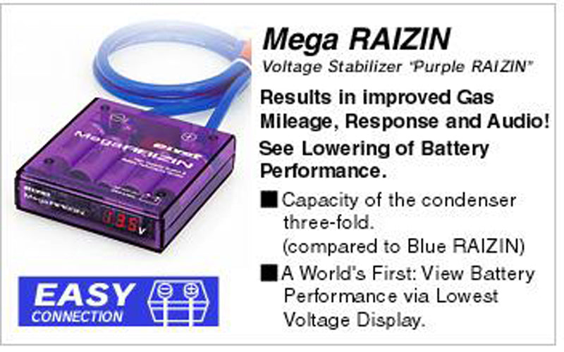 Universal PIVOT MEGA RAIZIN Fuel Saver Spannungsstabilisator Erdung