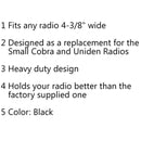 Náhradní rychloupínací držák pro radiostanice Cobra/Uniden 4-3/8 Wide Generic