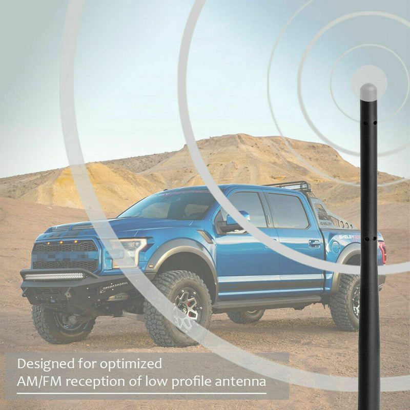 7-tommers gummisignalantenne for Ford F150 F250 F350 & Ram 1500 2009-2019 Generisk