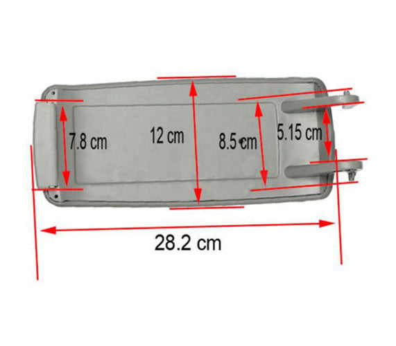 PU Leder Mittelkonsole Armlehne Armrest Cover Für A4 S4 A6 2000-2008 Gary