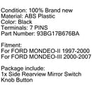 Seitenrückspiegelschalter für Ford Courier Fiesta Focus Fusion Mondeo Generic