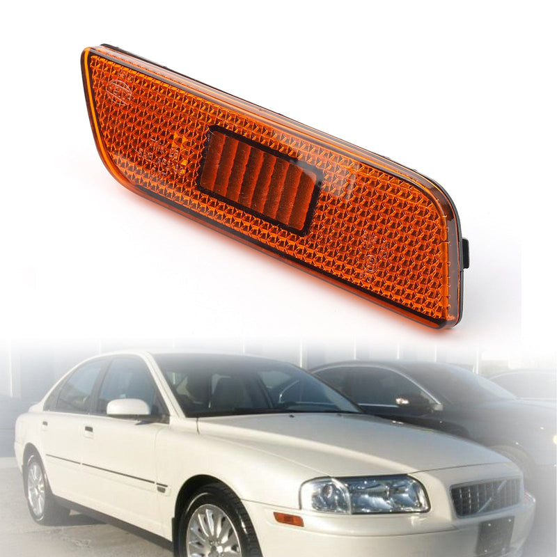 Luz indicadora de direção do pára-choque dianteiro esquerda/direita para Volvo S80 1998-2006 genérico