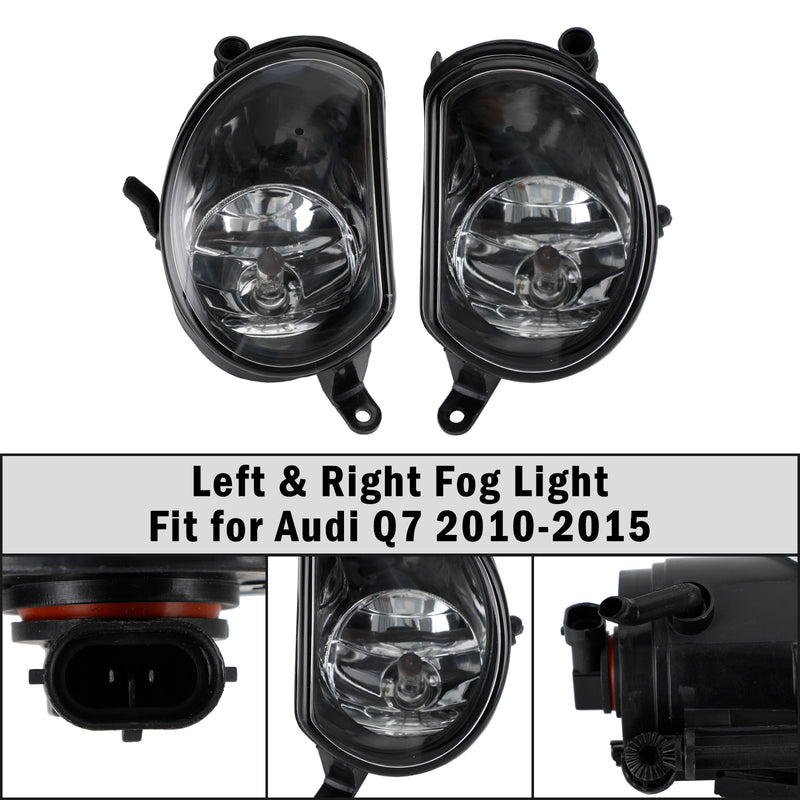 Stoßstange vorne rechts und links Halogen-Nebelscheinwerfer Nebelscheinwerfer für Audi Q7 2010–2015 generisch