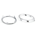 Paar Chrom-Nebelscheinwerfer-Lichtabdeckung, Zierrahmen, für Audi B8 A4 09–12 Generic