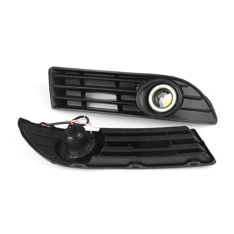 PAR LED-tåkelyslampegrill + ledningssettsett for VW POLO 2005-2009 Generisk