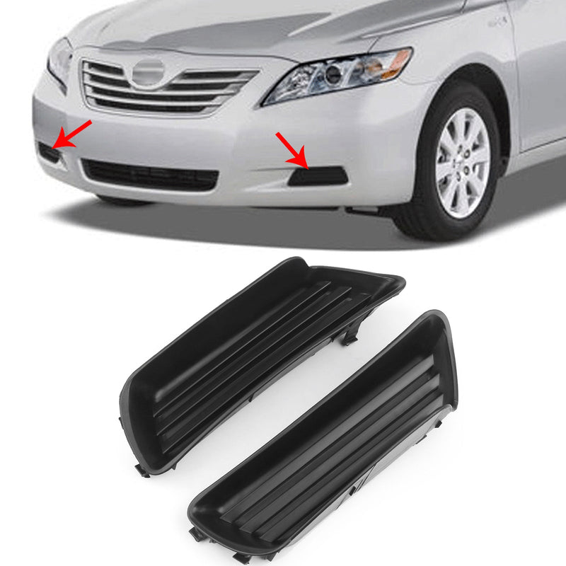 Fog Lamp light Cover Left & Right W/O FOG Lamp Fits For 2007 - 2009 TOYOTA CAMRY