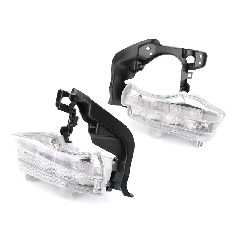 2X LED DRL varselljus Dimljus för Toyota Highlander 2014 2015 2016 Generic