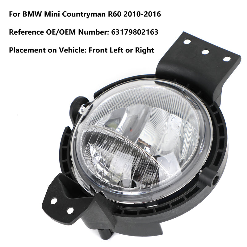 Luz antiniebla L/R, luz diurna para BMW Mini Countryman R60 2010-2016, genérica