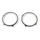 2x Mounting Bracket For 7inch LED Headlight Round Ring Jeep Wrangler JK Silver