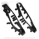 2005-2013 C6 Corvette 2PCS trimpakninger til udskiftning af forlygteglas sort