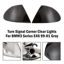 Luzes claras de canto do sinal de volta para BMW Série 3 E46 99-01 Cinza Genérico