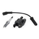 8 PCS Silverado 1500 Tahoe GMC Bobina de ignição quadrada + vela de ignição + cabo 12611424 Fedex Express