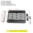 Ny kofanger trækkrog Nummerpladeholder til Mazda 3 Mazda 6 CX5 MX5 Generisk