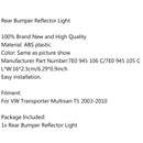 Rücklicht/rechter Stoßfänger roter Reflektor für VW Transporter Multivan T5 2003-2010 1PC Generic
