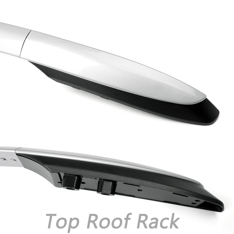 2013-2018 Toyota RAV4 Aluminium Factory Silver Top Roof Rack Sidorails Bar