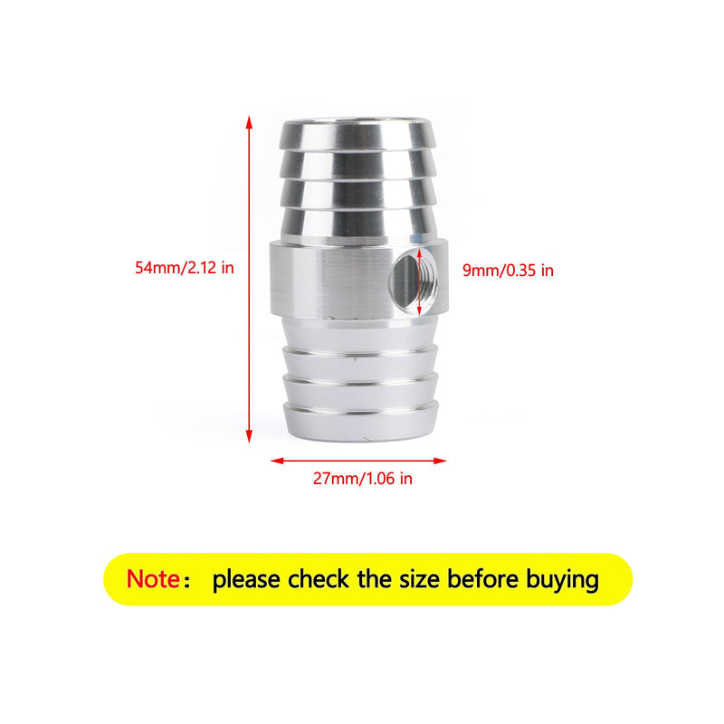 Mangueira de 1-1/4" com adaptador de porta de vapor NPT de 1/8" Resfriador superior LS Substituição do refrigerante genérico