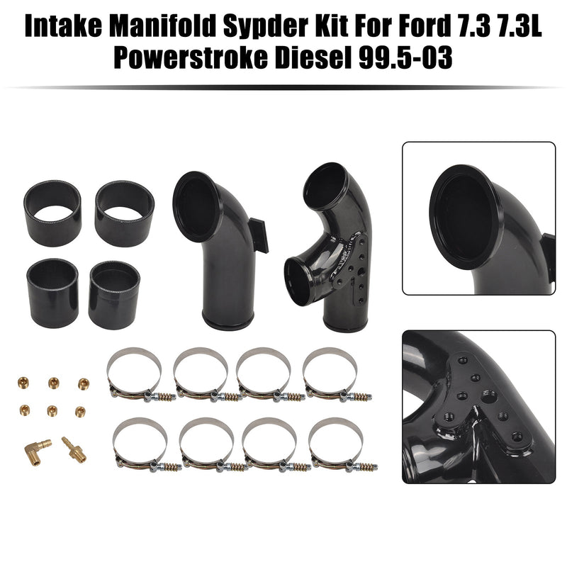 Spyder-sett for inntaksmanifold for Ford 7.3 7.3L PowerStroke Diesel 1999.5-2003