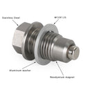 Biloljeavtappningsplugg i rostfritt stål med neodymmagnet Universal Generic