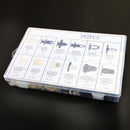 292 stk. Fender Dør Kaleche Kofanger Trim Clips Body Retainer Sortiment & skruetrækker