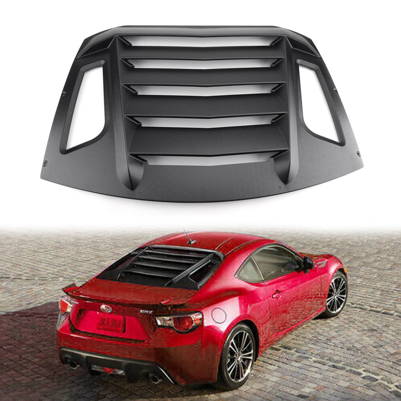 Rear Window Louver Sun Shade Cover For 13-18 Subaru BRZ/Scion FR-S/Toyota GT86