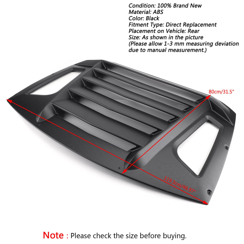 Osłona przeciwsłoneczna żaluzji tylnej szyby dla 13-18 Subaru BRZ/Scion FR-S/Toyota GT86 Generic