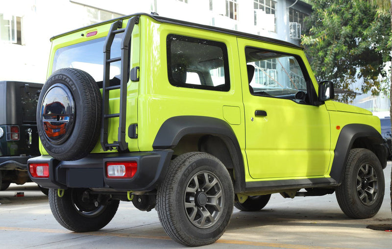 Neue Aluminiumauto Heck -Hecktür Leiter klettern für Suzuki Jimny 2019+ BLK