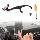 Soporte para teléfono de coche con rotación de 360° para Mini Cooper R60 R61 gris