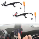 Soporte para teléfono de coche con rotación de 360° para Mini Cooper R60 R61 gris