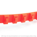 10/20/40 kpl luistonestohihna luistamista luistavaan talvirenkaan ketjuun autokuorma-auton katumaasturiin hätätalvikäyttöön oranssi Uusi yleinen