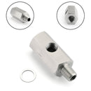 1/8 "BSPT Öldrucksensor T -Shirt zu NPT -Adapter Turboversorgungsleitungsmete
