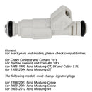 8 Uds nuevos inyectores de combustible de 36lb para Ford GM V8 LS1 LT1 5.0L 5.7L 380cc 0280155737 genérico